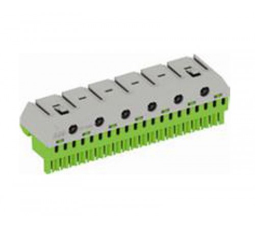 Клеммник самозажимной PE 20x4+6x25мм ZK206G1SPE007715F9717 ABB