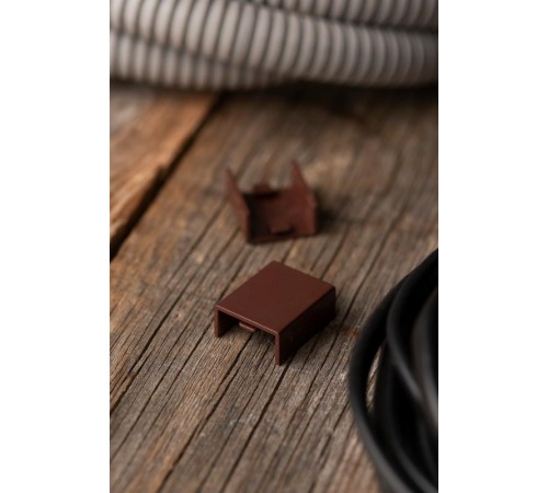 Соединитель (20х10) (4 шт) Plast EKF PROxima  под темное дерево    cond-20-10x4   EKF 