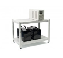 Стеллаж для АКБ 0,5х0,7х0,4-2П масса 7 кг, две полки для размещения АКБ и ИБП  421  Бастион