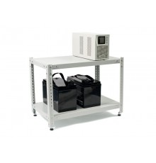 Стеллаж для АКБ 0,5х0,7х0,4-2П масса 7 кг, две полки для размещения АКБ и ИБП  421  Бастион