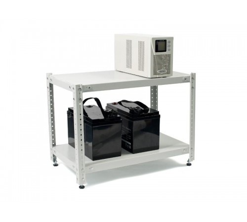 Стеллаж для АКБ 0,5х0,7х0,4-2П масса 7 кг, две полки для размещения АКБ и ИБП  421  Бастион