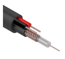 Кабель КВК-П-1,5+2x0,75 мм (Cu/Cu) черный (бухта 200 м)  01-4015  REXANT