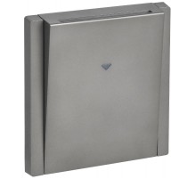 FORTE&PIANO Выключатель карточный 30А FP543 сталь  FP-V11-0-10-1-K46  IEK