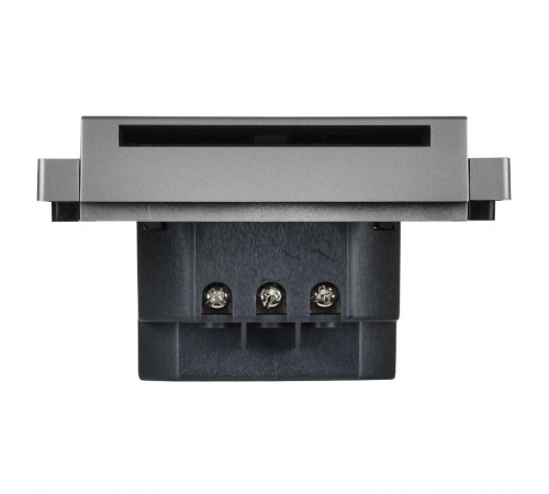 FORTE&PIANO Выключатель карточный 30А FP543 сталь  FP-V11-0-10-1-K46  IEK