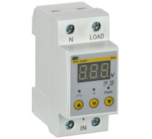 Реле напряжения РН-д однофазное 36мм 63А  IVR21-1-63  IEK