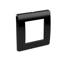 Рамка на 2 модуля (1-местная). черная. RAL7016  75010B  DKC