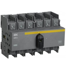 Выключатель-разъединитель модульный ВРМ-3 3P 100А  MVR30-3-100  IEK