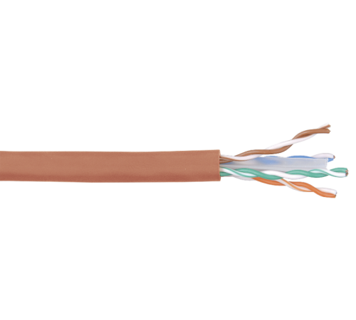 Витая пара U/UTP кат.6 4x2х23AWG LSZH оранжевый (305м)  LC1-C604-127  ITK