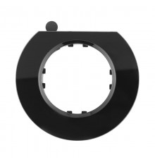 Рамка круглая оконечная для построения неогранич. кол-ва постов из натурального темного стекла LK Vintage  889210-1  Ecoplast