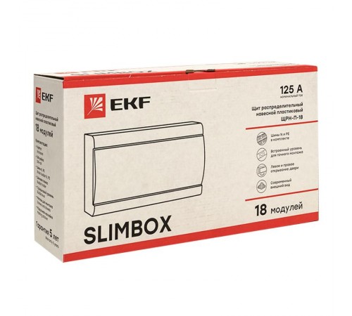 Щит распределительный навесной ЩРН-П-18 "SlimBox" IP41 EKF PROxima  sb-n-18  EKF