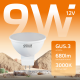 Лампа светодиодная   Elementary MR16 12V 9W 680lm 3000K GU5.3 LED 1/10/100  11519  Gauss