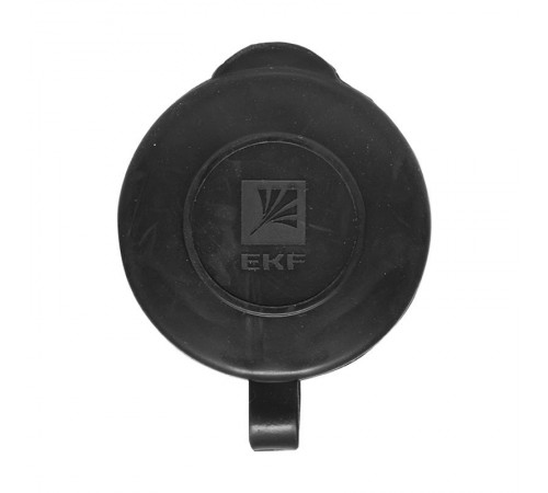 Роз. перенос. с защитной крышкой каучуковая 230В 2P+PE 16A IP44 EKF PRO   RPS-012-16-230-44-r   EKF