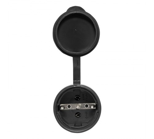 Роз. перенос. с защитной крышкой каучуковая 230В 2P+PE 16A IP44 EKF PRO   RPS-012-16-230-44-r   EKF