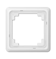 Рамка для вертикальной и горизонтальной установки, однократная, белая  CDP581WW  Jung
