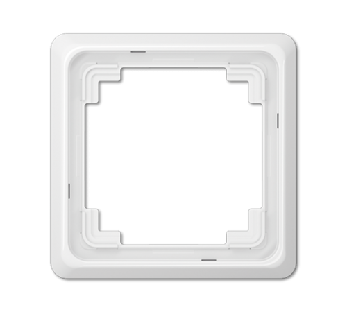 Рамка для вертикальной и горизонтальной установки, однократная, белая  CDP581WW  Jung