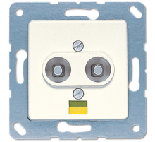 Розетка штепсельная для выравнивания потенциало; слоновая кость  165-2  Jung