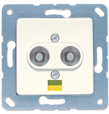 Розетка штепсельная для выравнивания потенциало; слоновая кость  165-2  Jung