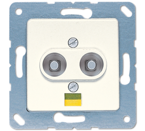 Розетка штепсельная для выравнивания потенциало; слоновая кость  165-2  Jung