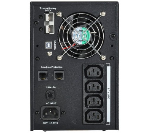 ITK ELECTRA LT ИБП 1кВА/0,8кВт без АКБ USB  ELT-1000VA-1-L  ITK