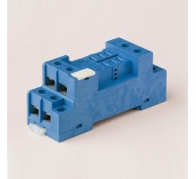 Розетка с винтовыми клеммами (под шайбу) для реле 56.32; в комплекте металлическая клипса 094.71; версия: синий цвет  9672SMA  Finder