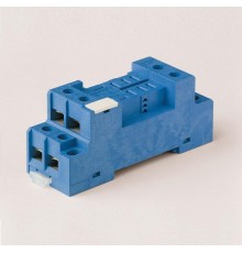 Розетка с винтовыми клеммами (под шайбу) для реле 56.32; в комплекте металлическая клипса 094.71; версия: синий цвет  9672SMA  Finder