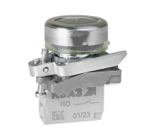 Кнопка КМЕ4210мС-черный-1но+0нз-цилиндр-IP65 284284  КЭАЗ