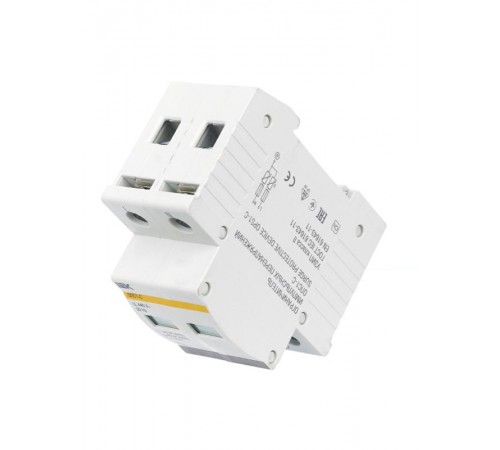 Ограничитель импульсного перенапряжения ОПС1-C 2Р In=20kA Un=400B Im=40kA  MOP20-2-C  IEK