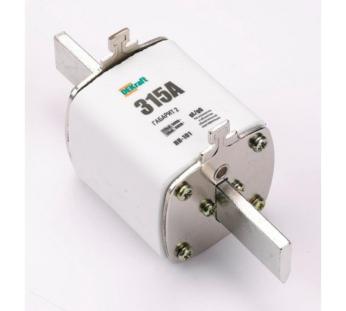 Предохранитель ножевой тип 37, габарит 2, 315А П  21315DEK  DEKraft