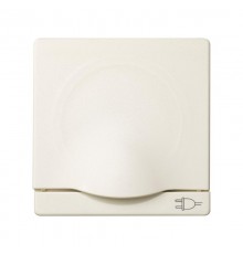 Simon 82 Накладка с крышкой с защитными шторками для двухполюсной розетки с заземляющим контактом, S82, S82N,  82090-31  Simon