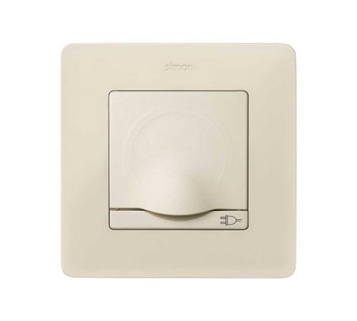 Simon 82 Накладка с крышкой с защитными шторками для двухполюсной розетки с заземляющим контактом, S82, S82N,  82090-31  Simon