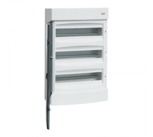 Щит распределительный навесной "Unix" прозрачная дверь 3х18 модулей IP41 EKF PROxima  ux-3x18-n  EKF