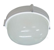 Светильник для ЖКХ под лампу НПП "Банник" 1101 Круг большой НПП 03-100-009 100Вт IP65 матовый /корпус белый  1005500930  Элетех