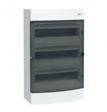 Щит распределительный навесной "Unix" прозрачная дверь 3х18 модулей IP41 EKF PROxima  ux-3x18-n  EKF