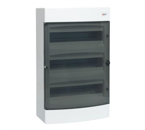 Щит распределительный навесной "Unix" прозрачная дверь 3х18 модулей IP41 EKF PROxima  ux-3x18-n  EKF