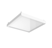 Светодиодный светильник VARTON C070/U медицинский встраиваемый/накладной 35 Вт CRI90 4000 K 595х595х60 мм IP65 с рассеивателем опал аварийный автономн