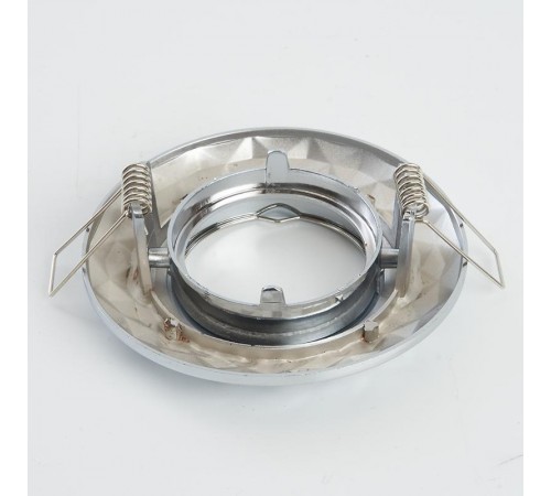 Светильник точечный встраиваемый под лампу DL6242 MR16 50W G5.3 "круг", хром  32680  FERON