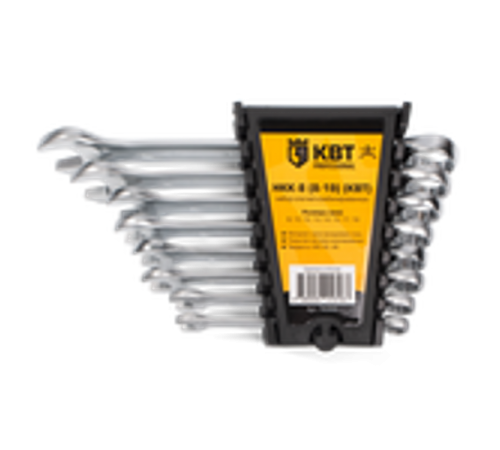 Набор гаечных комбинированных ключей НКК-8 (8-19)  78366  КВТ