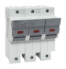 Предохранитель-разъединитель DF 22х58 3Р (тип ПВЦ)   df223-e  EKF