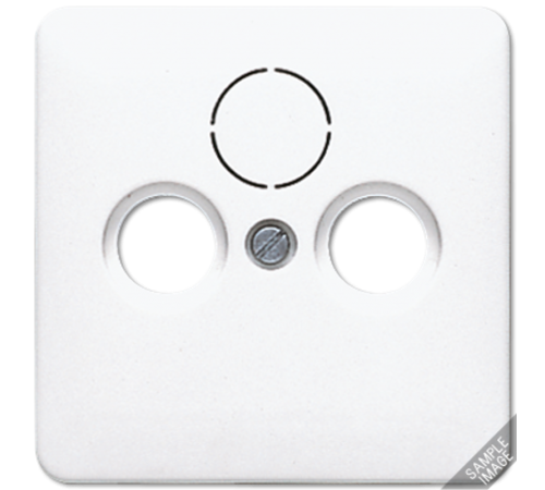 Крышка для SAT-TV-FM-розеток, фиксация винтом; термопласт; слоновая кость; CD500  561SAT  Jung