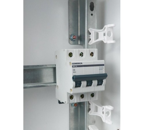Выключатель автоматический трехполюсный ВА47-29 6А C 4,5кА  MVA25-3-006-C  GENERICA