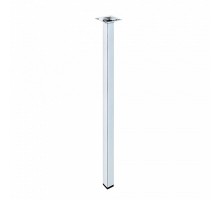 Ножка металл.квадрат, нерегулир, 25х25х800 мм, хром - накл.   152131  Tech-KREP