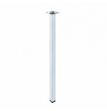 Ножка металл.квадрат, нерегулир, 25х25х800 мм, хром - накл.   152131  Tech-KREP