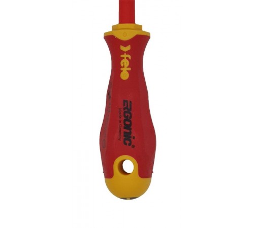 Отвертка диэлектрическая Ergonic плоская шлицевая 8,0X1,2X175  41308090  Felo