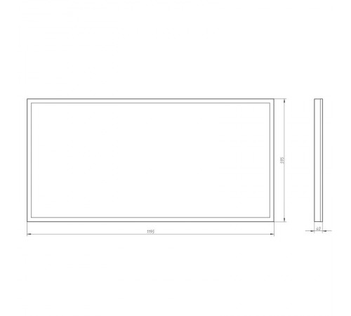 Светильник светодиодный офисный SPO-960-3-40K-062 62Вт 4000К 6720Лм 1195x595x40 матовый  Б0058253  ЭРА