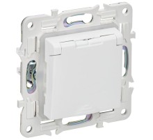 SKANDY Розетка з/к/ш кр. 16А IP44 SK-R11W арктический белый  SK-R16-16-44-K01  IEK