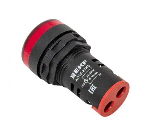 Матрица светодиодная AD16-22HS красный 230 В AC ledm-ad16-r  EKF