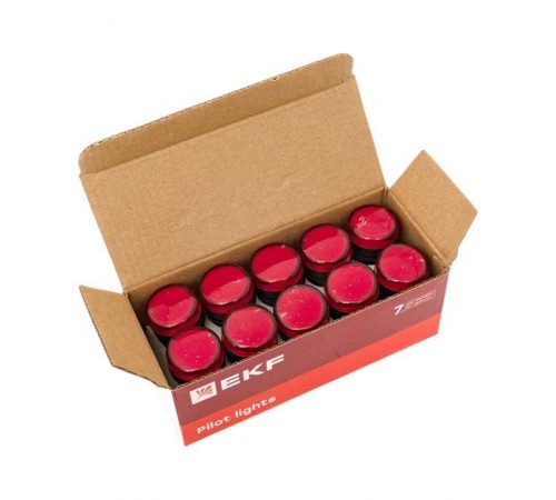 Матрица светодиодная AD16-22HS красный 230 В AC ledm-ad16-r  EKF