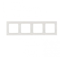 Стокгольм Рамка 4-местная белая PROxima  EZM-G-303-20  EKF