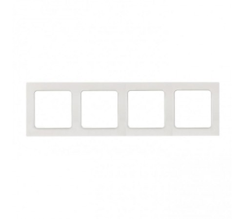 Стокгольм Рамка 4-местная белая PROxima  EZM-G-303-20  EKF