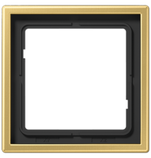 Рамка для вертикальной и горизонтальной установки, 1 пост; металл; латунь classic; Messing  ME2981C  Jung